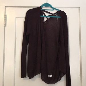 Braided-back Sweater